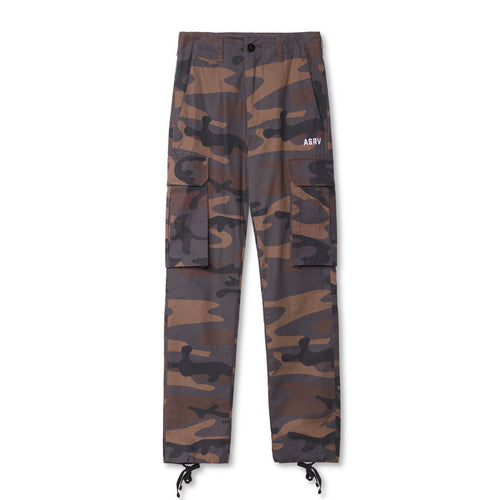 flatlay Weather-Ready Technical Cargo Pant in rust camo, full length view