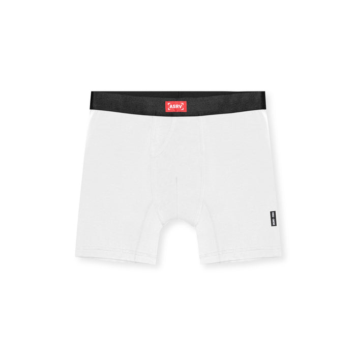 flatlay Solucell™ Essential Boxer Brief in white, front view