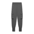 flatlay Tech-Terry™ Cargo High Rib Jogger in Space Grey, front view