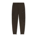 flatlay Tetra-Lite Standard Zip Jogger in dark earth, front view