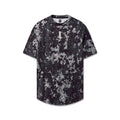 flatlay AeroSilver Established Tee in black pixel camo, front view