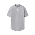 flatlay AeroSilver Established Tee in Slate Grey, front view
