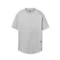flatlay AeroSilver Established Tee in slate grey, front view