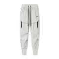 flatlay Tetra-Lite Tech High Rib Jogger in stone, front view