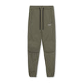 flatlay All Condition Moto Jogger in olive, front view