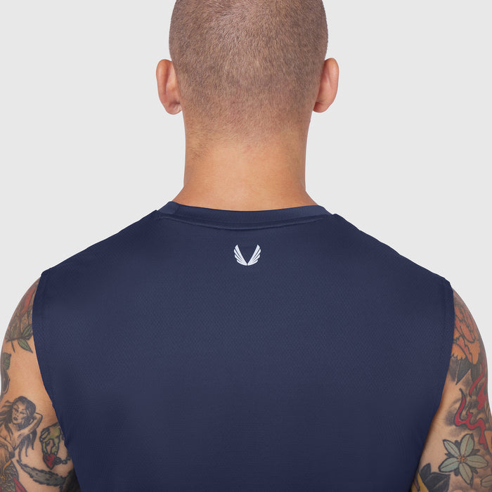 0757. AeroSilver® Cutoff Tank - Navy
