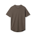 Flatlay of Supima® Established Tee in deep taupe, front view