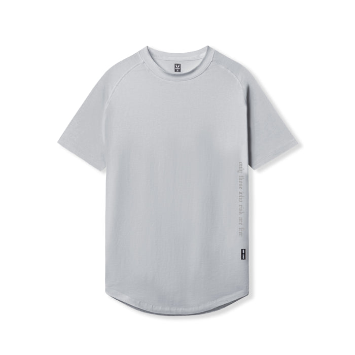 flatlay Supima® Established Tee in slate grey, front view