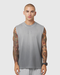 0807. Tech Essential™ Relaxed Cutoff - Slate Grey Sun Fade