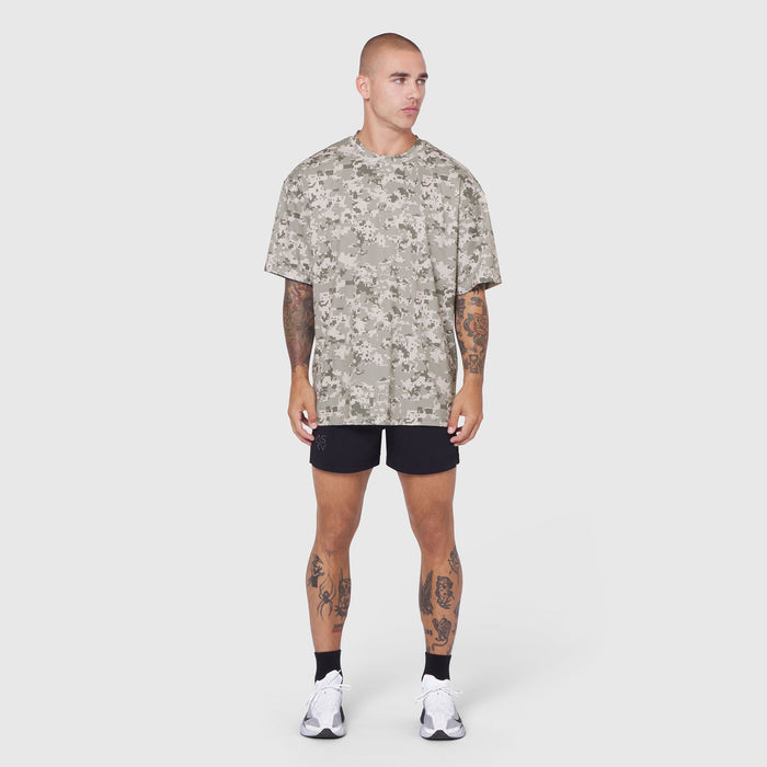 0822. AeroSilver® Oversized Tee - Digital Camo