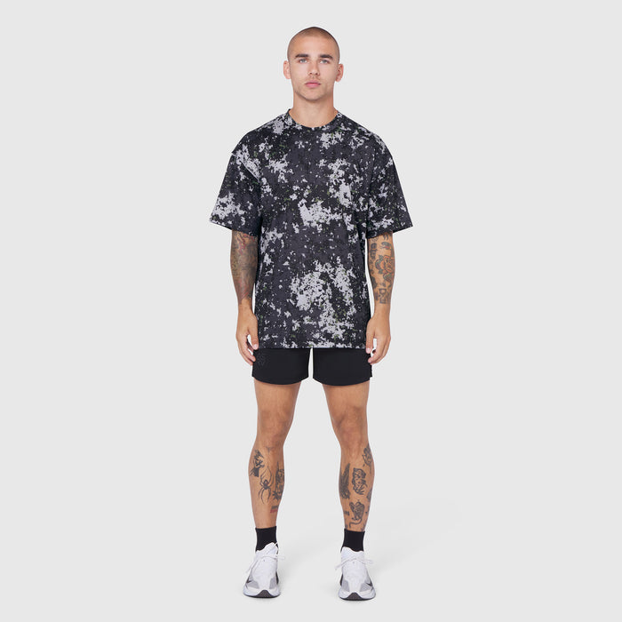 0822. AeroSilver® Oversized Tee - Pixel Camo