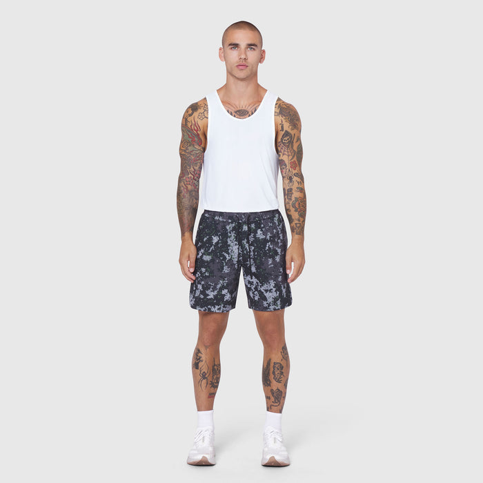 0823. Tetra-Lite® 7" Linerless Short - Pixel Camo "Wings"