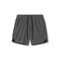 flatlay Tetra-Lite 7" Linerless Short in Raven, front view