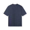 Flatlay of 0824 Supima® Oversized Tee in navy, front view