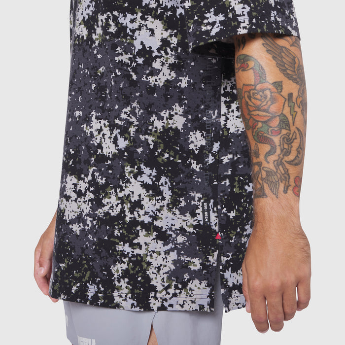0824. Supima® Oversized Tee - Pixel Camo