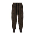 Flatlay of Tetra-Lite Cargo High Rib Jogger in dark earth, front view