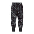 Flatlay of Tetra-Lite Cargo High Rib Jogger in black pixel camo, front view