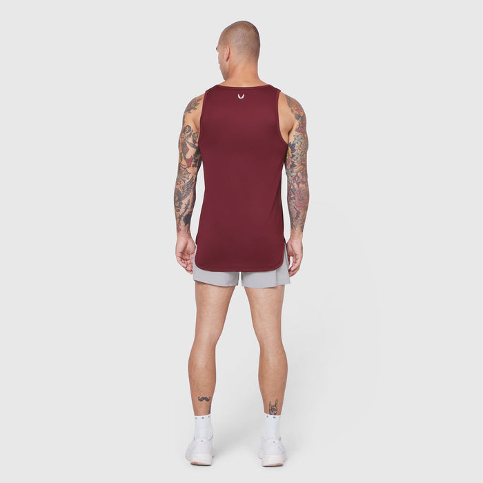 0830. AeroSilver® Tank Top - Crimson
