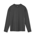 Flatlay of 0832. 3D-Lite® 2.0 Fitted Long Sleeve in space grey with OTWR text detail