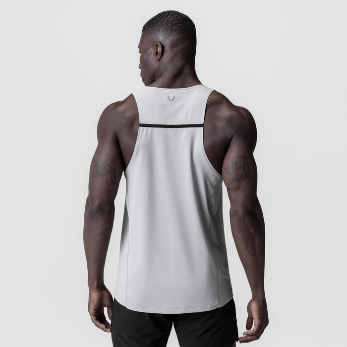 3D-Lite® 2.0 Lycra® Pro Singlet in white, back view on model