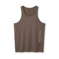 flatlay 0834. 3D-Lite® 2.0 Training Singlet in deep taupe, front view