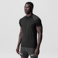 Black 3D-Lite® 2.0 Lycra® fitted tee worn by male model, front-facing pose