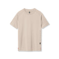 Flatlay of 3D-Lite® 2.0 Lycra® Fitted Tee in sand smoke, front view