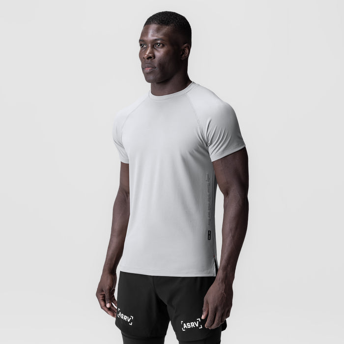 3D-Lite® 2.0 Lycra® Fitted Tee in white, worn by model, side view