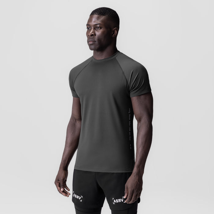 3D-Lite® 2.0 Lycra® Fitted Tee in space grey worn by male model, front view