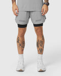 0865. Tetra-Lite® 5" Liner Short - Slate Grey "Blade"/Black