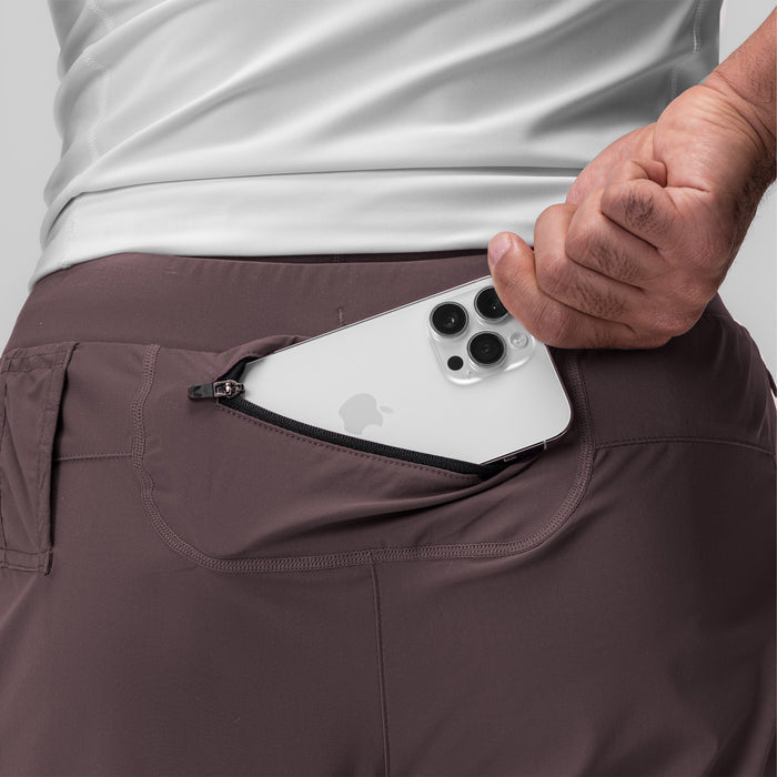 Bounce-free zip pocket