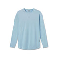 flatlay AeroSilver Training Long Sleeve in light sky blue, front view