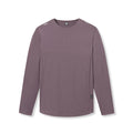 flatlay AeroSilver Training Long Sleeve in Moonscape, front view