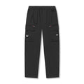 flatlay Tetra Weather-Ready City Pant in black, front view