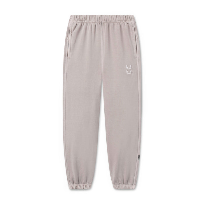 flatlay Tech Essential Sweats joggers in faded chai, front view
