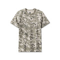 flatlay Supima® Essential Tee in digital camo, front view