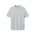 flatlay Supima Essential Tee in slate grey, front view