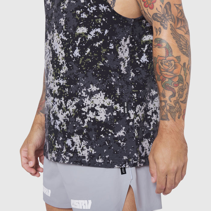 0926. Supima® Muscle Tank - Pixel Camo