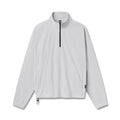 flatlay Aerotex Quarter-Zip Jacket in slate grey, front view