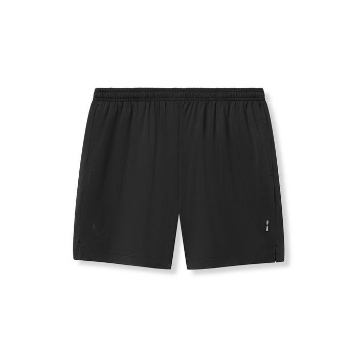 flatlay Reversible 2-in-1 Short in black, front view