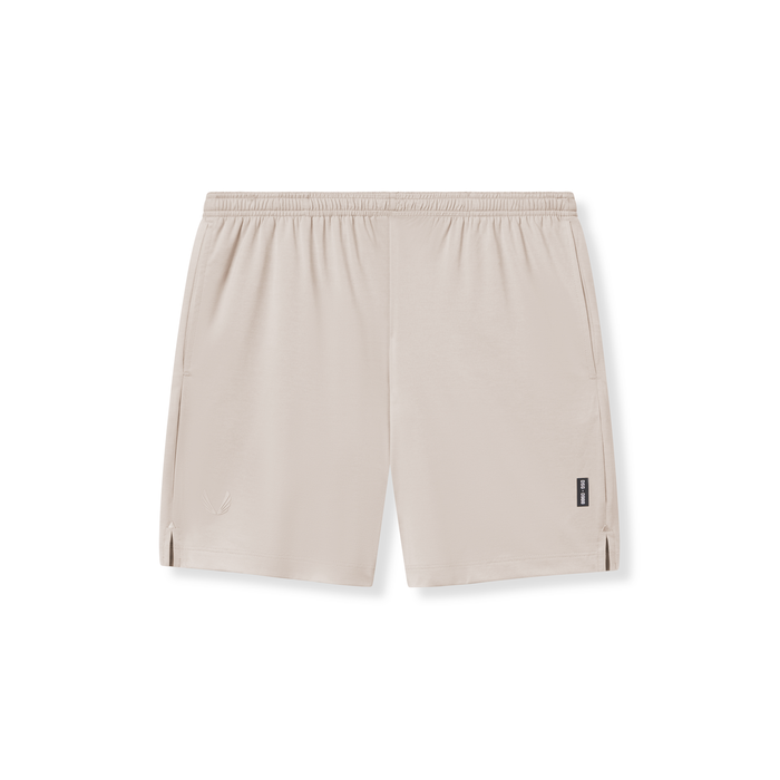 flatlay Reversible 2-in-1 Short in Chai, front view