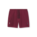 flatlay Reversible 2-in-1 Short in crimson, front view