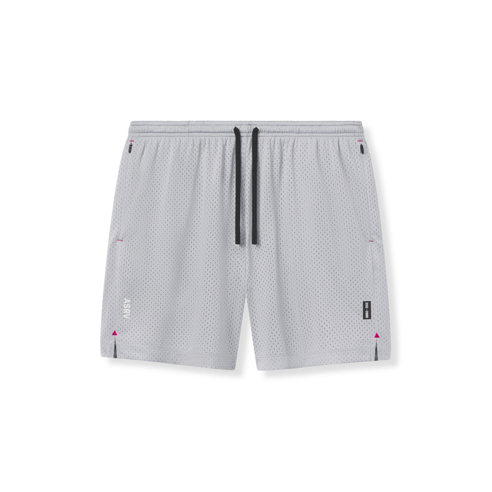 flatlay Reversible 2-in-1 Short in slate grey, front view