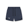 Flatlay of AeroSilver 7" Linerless Short in navy, front view