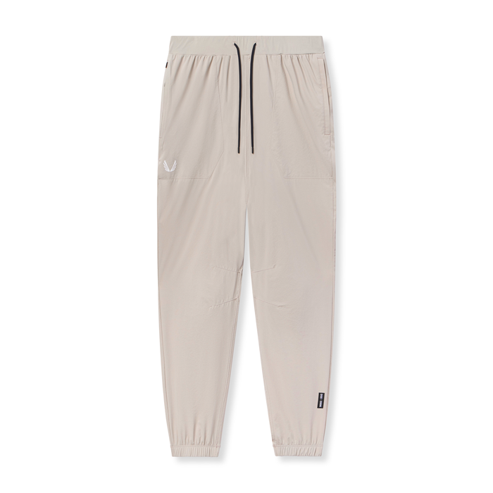 flatlay Aerotex Training Jogger in chai, front view