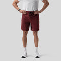 Aerotex™ 8" Training Short in crimson, worn by model front view
