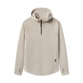 Dri-Core™ Zip Hoodie in Chai, front view on model