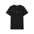WarpFlexx-Lite Half-Sleeve Baselayer in black, front view on model
