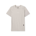 flatlay WarpFlexx-Lite Half-Sleeve Baselayer in chai, front view