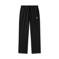 flatlay Deltapeak® Straight Leg Sweats in black, front view